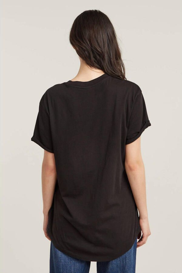 G-Star RAW T-shirt Lash Fem Loose Top omgeslagen mouwen met kleine naad vastgezet - Foto 2
