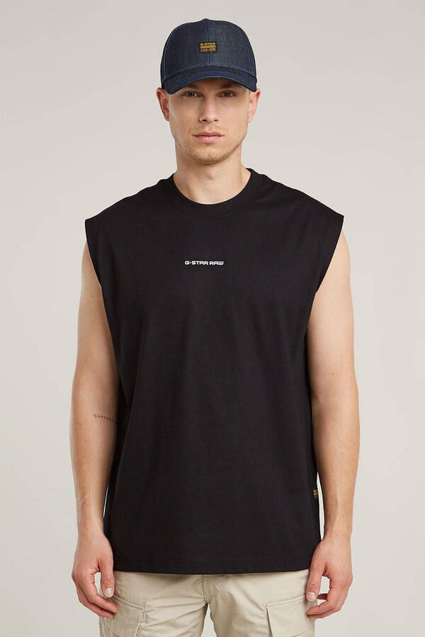 G-Star RAW Boxy T-Shirt Zwart Heren - Foto 3