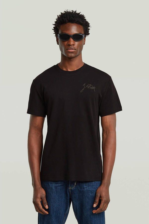 G-Star RAW T-shirt Script met ronde hals van katoen - Foto 2