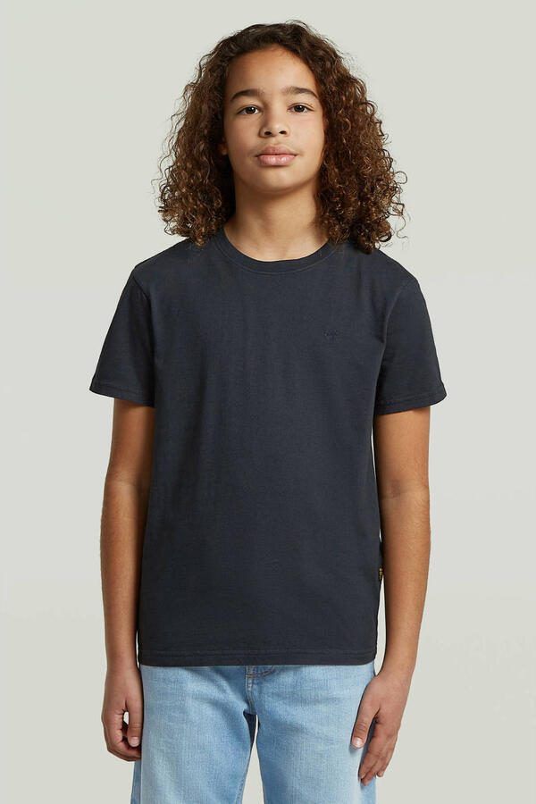 G-Star RAW Base T-Shirt voor jongens Donkerblauw jongens