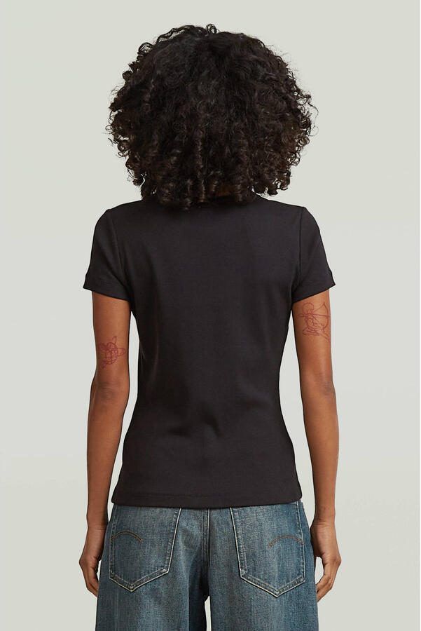 G-Star Raw Slim Fit T-shirt met logo-stitching - Foto 2