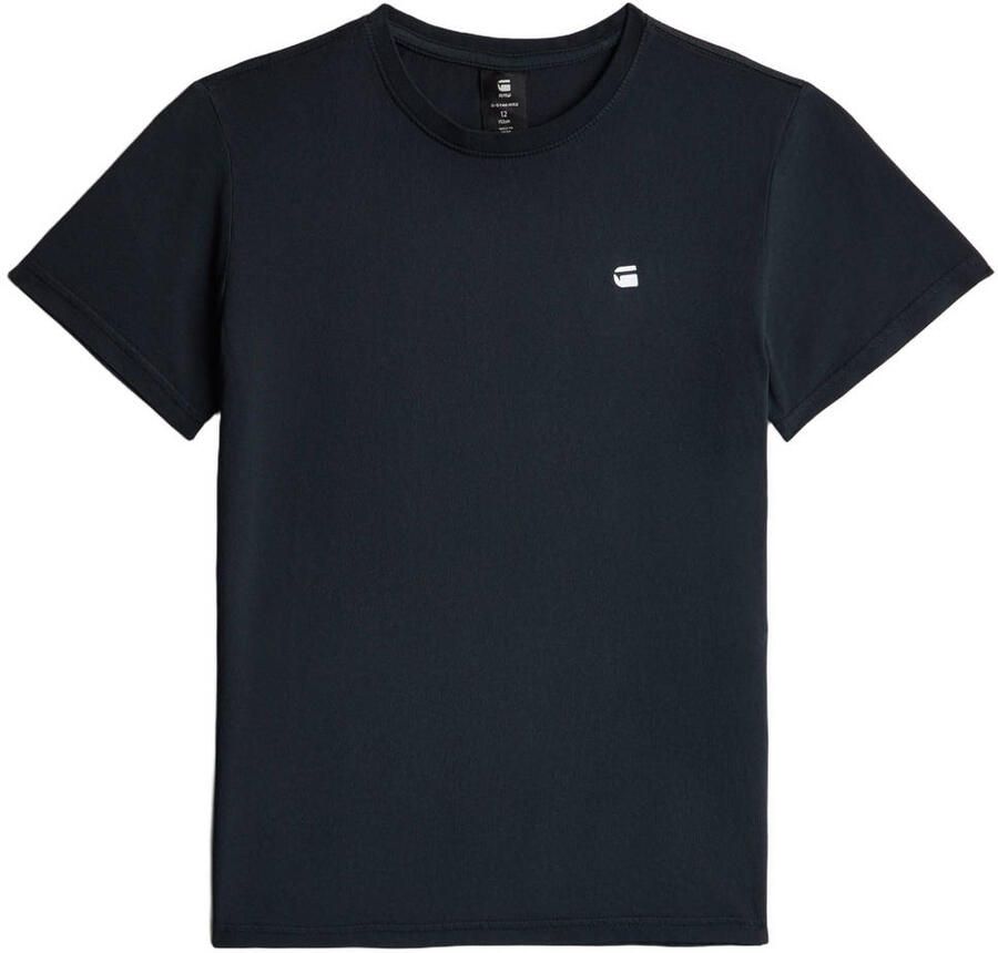 G-STAR T-shirts met logo donkerblauw wit (set van 2) Jongens Polyester Ronde hals - Foto 2