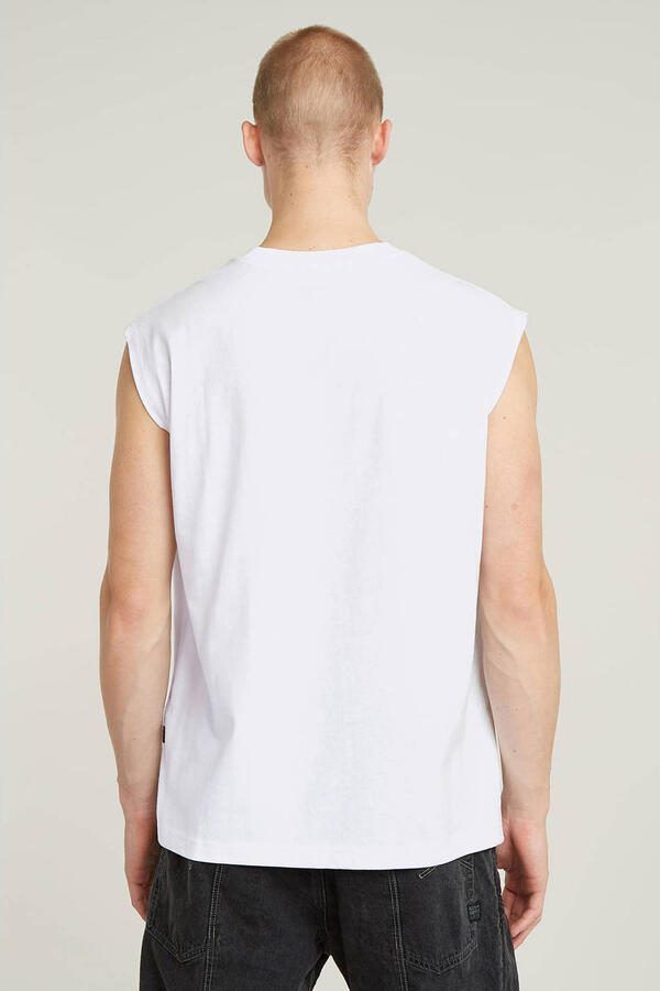 G-Star Raw Tanktop met labelprint model 'Boxy' - Foto 3
