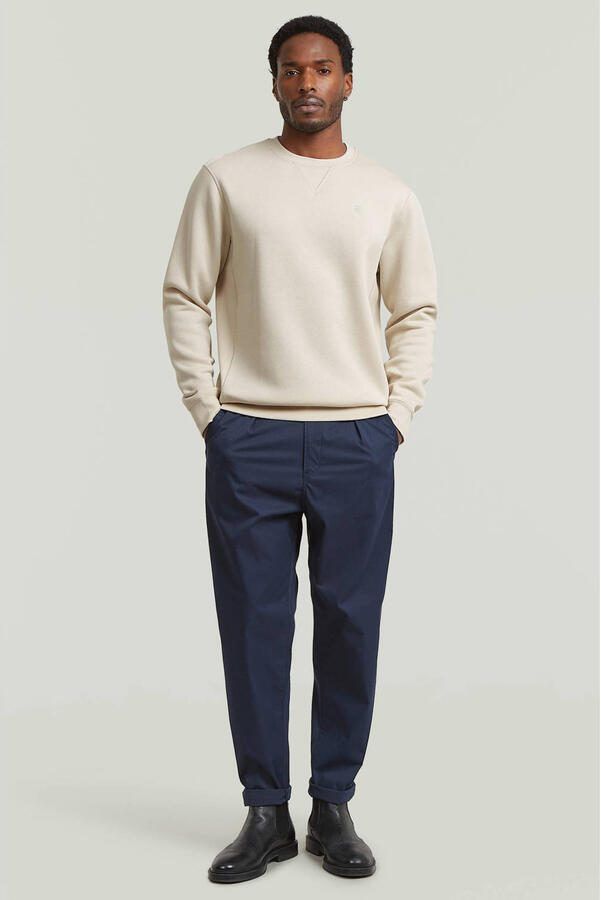 G-Star RAW Pleated Chino Relaxed Tapered Jeans Donkerblauw Heren - Foto 3