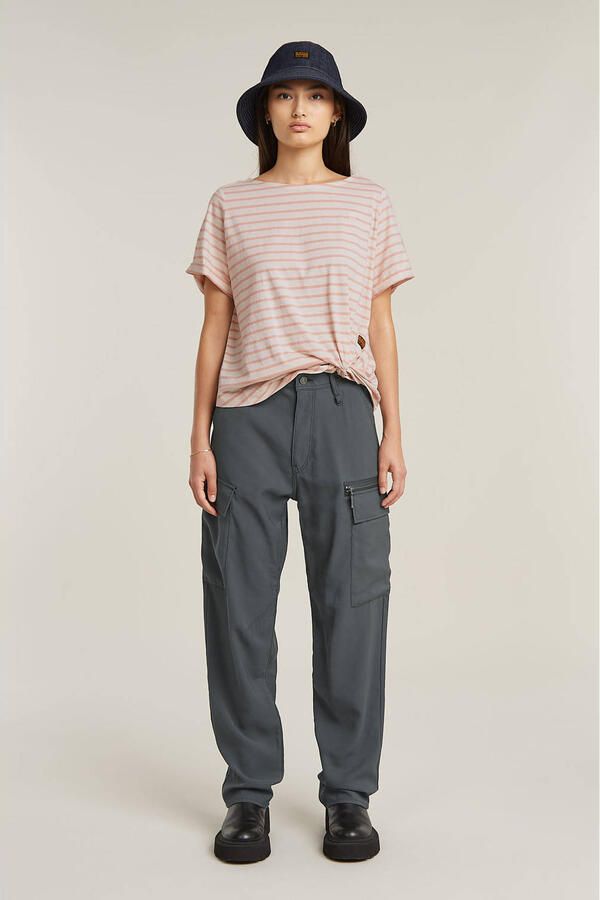 G-Star RAW Striped Knot T-shirt Meerkleurig Dames