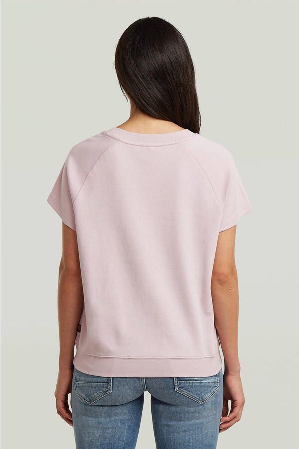 G-Star Raw Regular fit T-shirt met logopatch model 'Raglan' - Foto 2