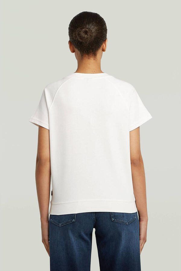G-Star RAW Raglan T-shirt Wit Dames - Foto 2