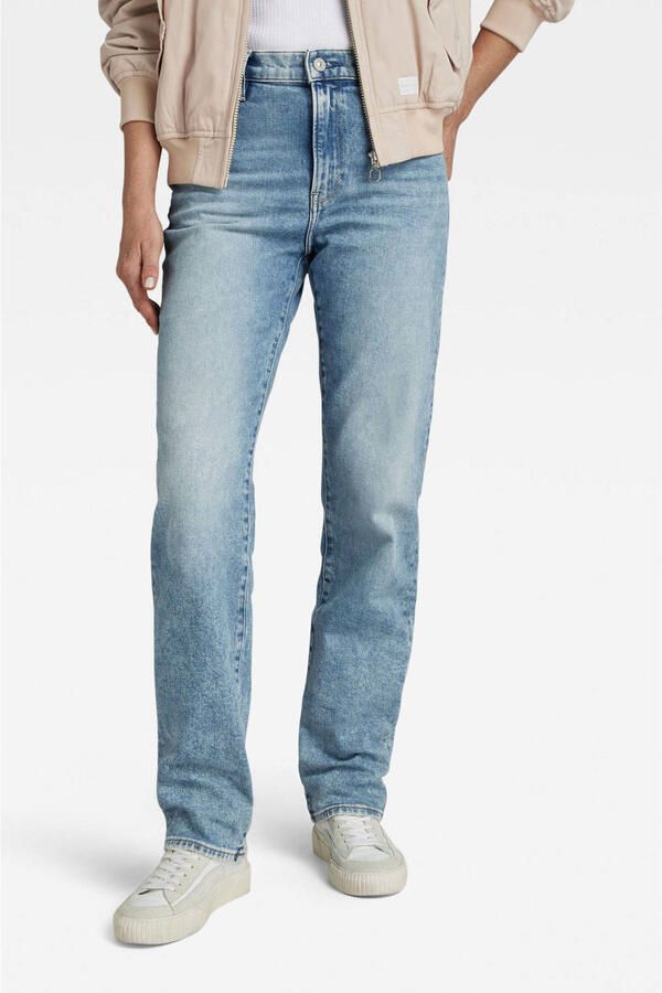 G-STAR Viktoria high waist straight leg jeans vintage olympic blue - Foto 6