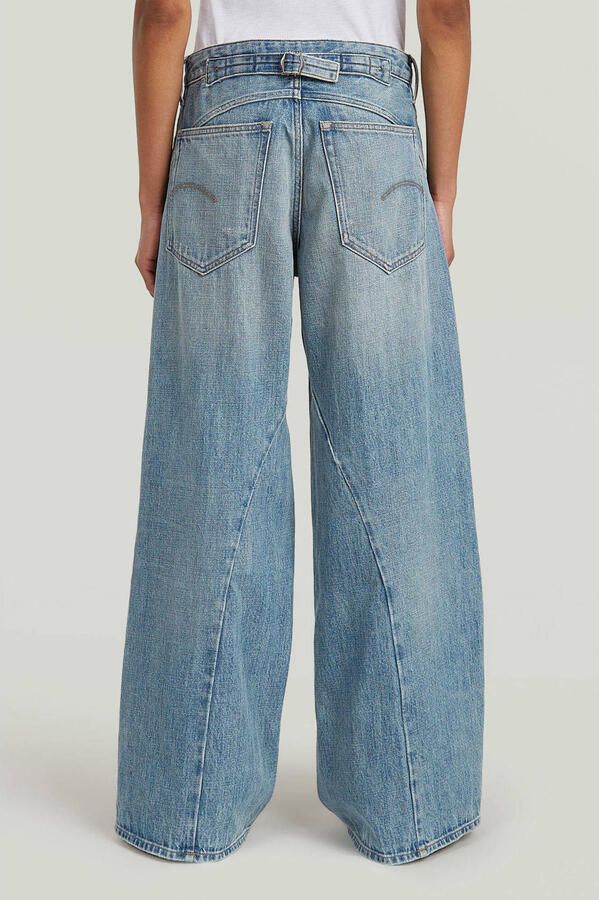 G-Star RAW Helyx Cinch Wide Jeans Lichtblauw Dames - Foto 3