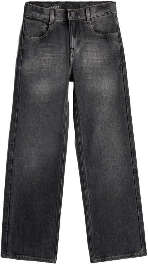 G-STAR wide leg jeans zwart Meisjes Denim Effen