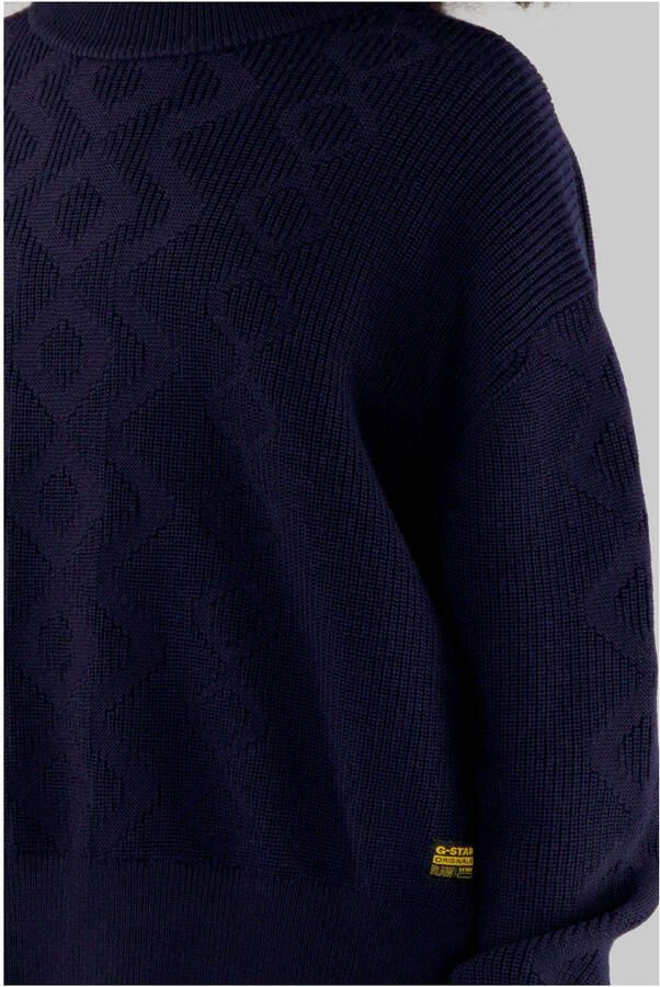G-Star RAW Vest Modern Cableknit voor meisjes Donkerblauw meisjes - Foto 2