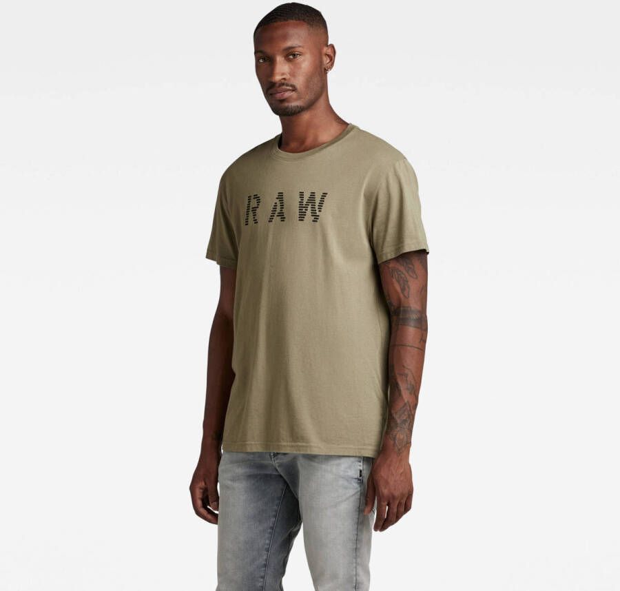 G-Star RAW regular fit T-shirt van biologisch katoen shamrock
