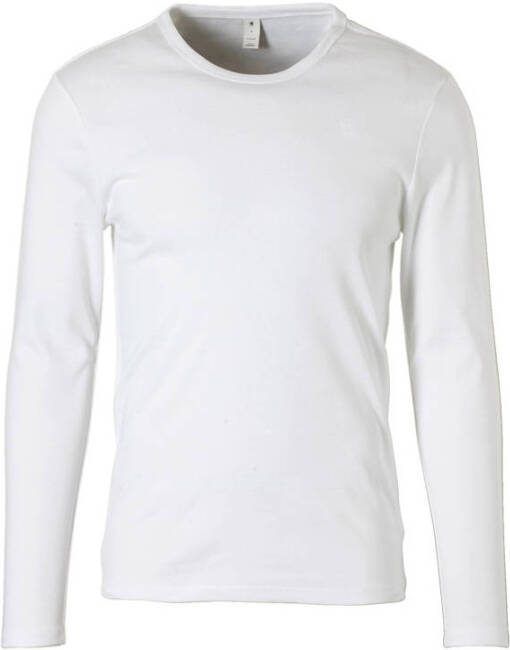 G-Star RAW Shirt met lange mouwen Basic artikel in ondoorzichtige eersteklas katoenkwaliteit