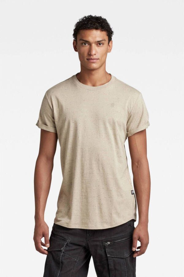 G-Star RAW gemêleerd T-shirt met biologisch katoen spray green