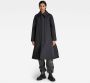G-Star RAW Padded Wide Trenchcoat Zwart Dames - Thumbnail 1