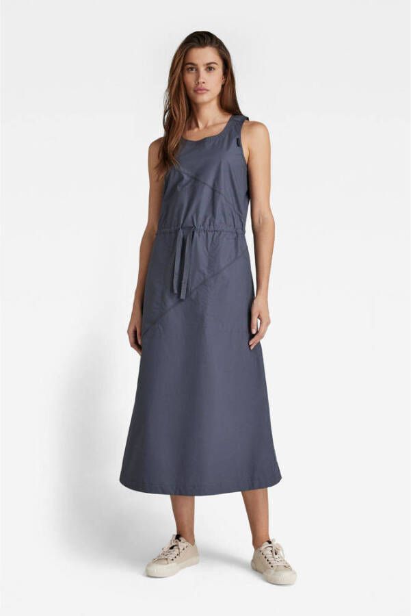 G-Star RAW Jurk Utility Midden blauw Dames