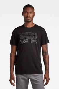 G-Star RAW regular fit T-shirt Originals van biologisch katoen dk black