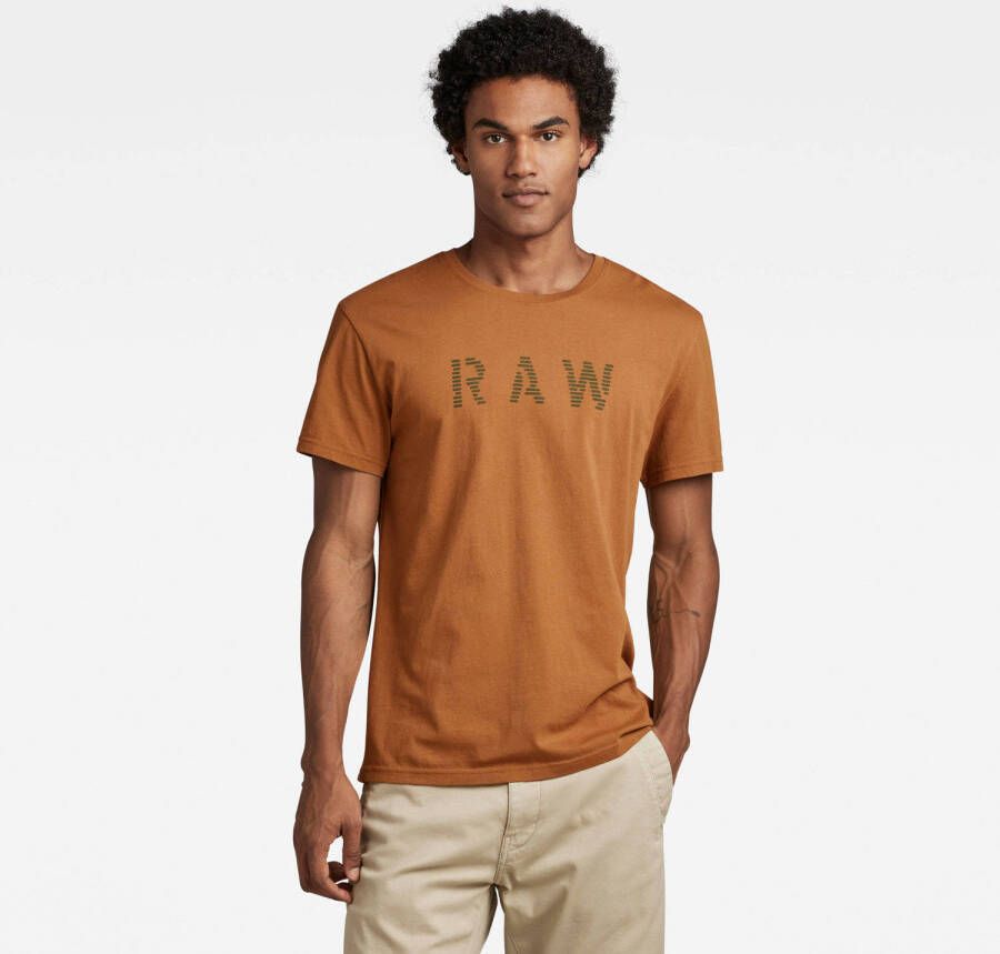 G-Star RAW regular fit T-shirt van biologisch katoen 110 white