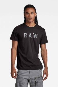 G-Star RAW regular fit T-shirt van biologisch katoen 6484 dk black
