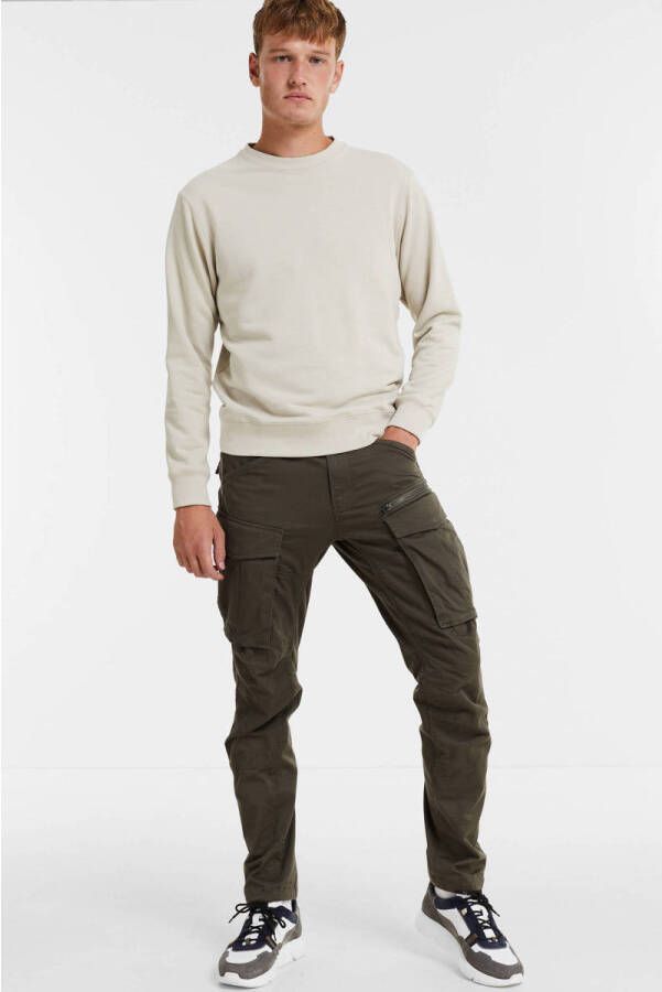 G-Star Jeans- gs rechte taps toelopende indigo verouderd Green Heren - Foto 5
