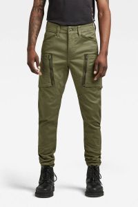 G-Star RAW Cargo Broek Zip Pocket 3D Skinny Groen Heren