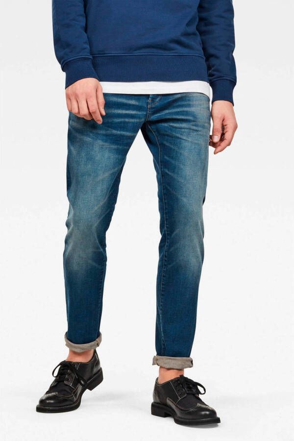 G-Star 3301 Slim Jeans Schoonste Stijl in Denim Assortiment Blauw Heren - Foto 7