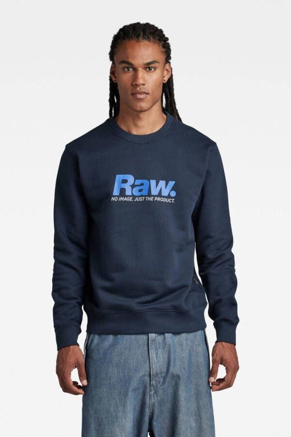 G-Star RAW sweater met logo salute