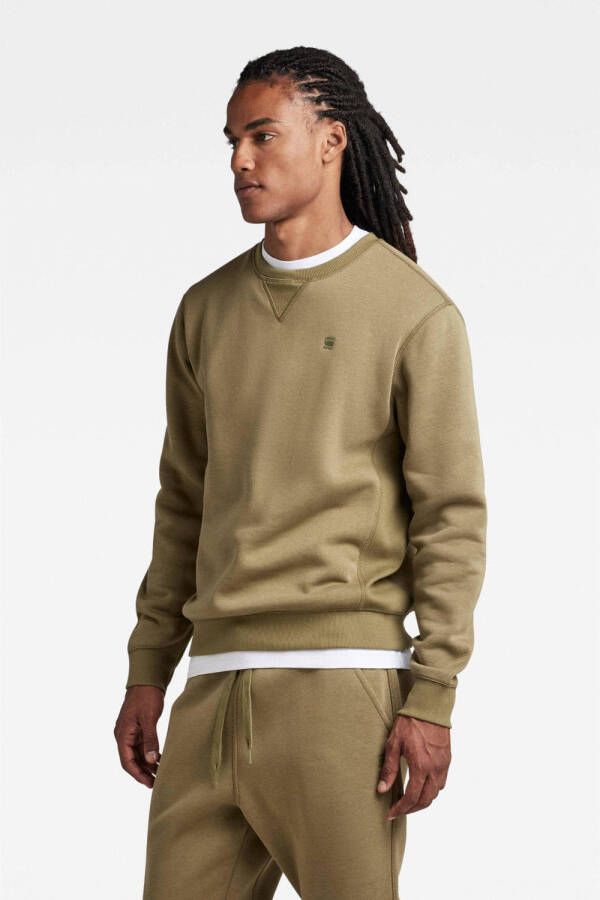 G-Star RAW Premium Core Sweater Groen Heren