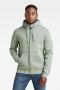 G-Star G Star RAW Capuchonsweatvest Premium Basic Hooded Zip Sweater - Thumbnail 2