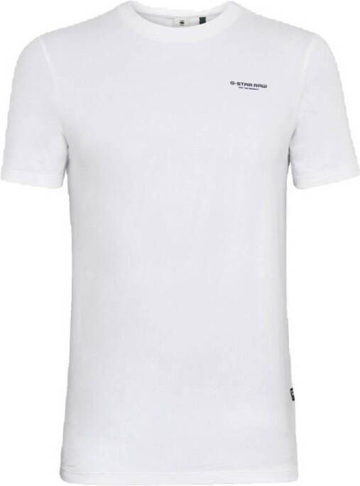 G-Star RAW T-shirt met biologisch katoen wit