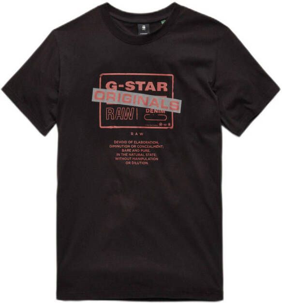 G-Star RAW Shirt met ronde hals Originals Logo Tee