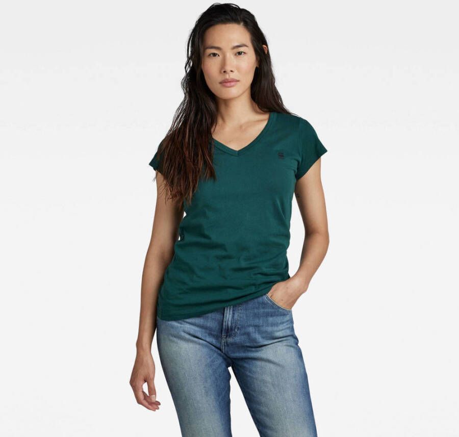 G-Star RAW T-shirt van biologisch katoen groen