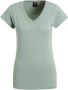 G-Star RAW T-shirt van biologisch katoen lichtgroen - Thumbnail 1