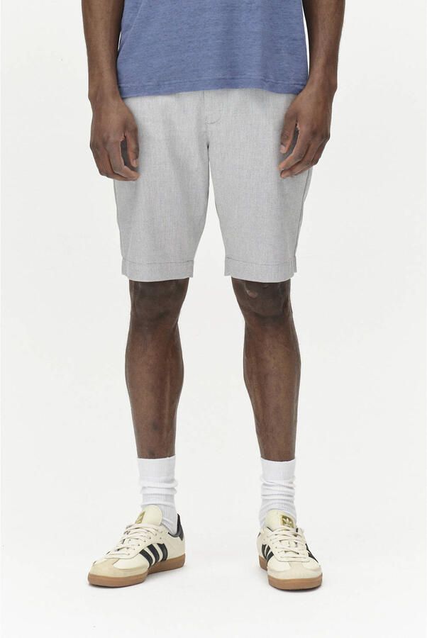Gabba Slim Fit Shorts met knoopsluiting Gray Heren