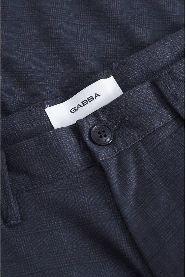Gabba slim straight fit chino donkerblauw - Foto 2