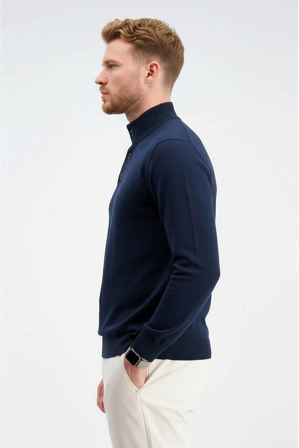 GABBIANO gebreide trui donkerblauw - Foto 3
