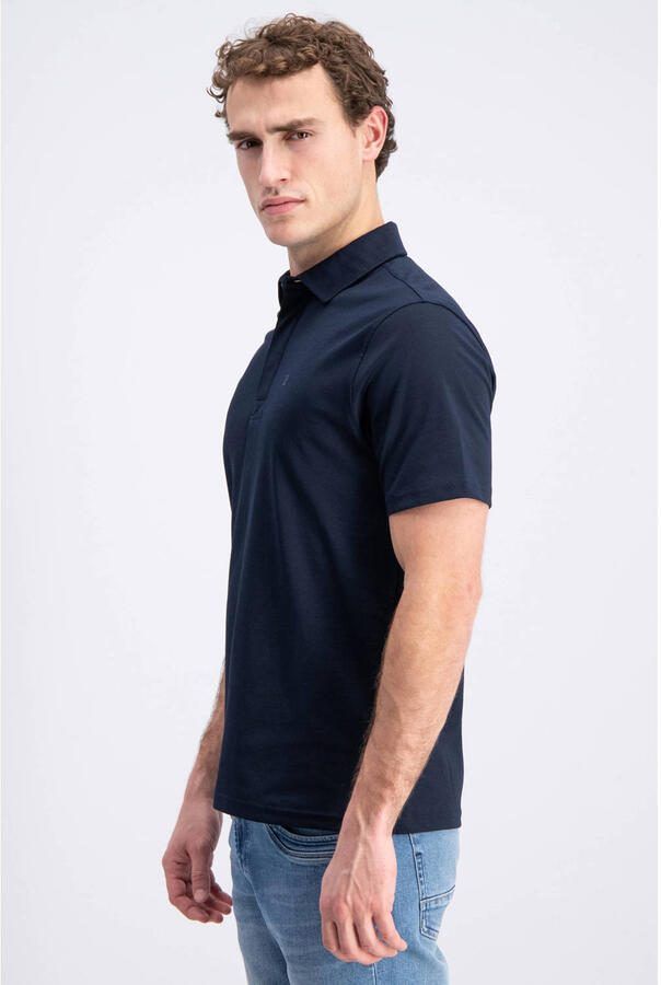 GABBIANO jersey regular polo donkerblauw - Foto 2