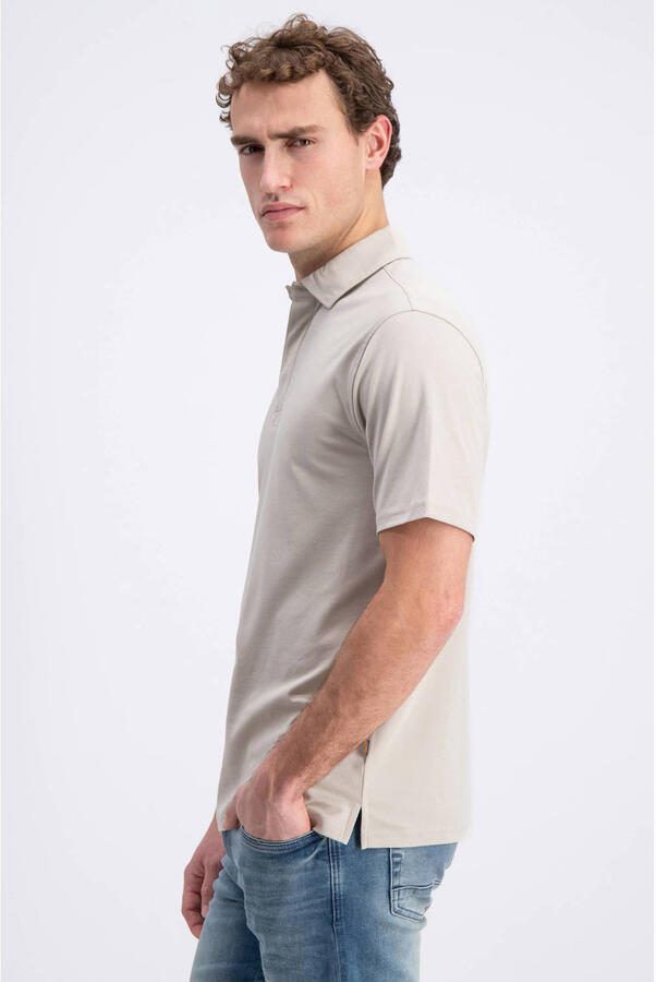 GABBIANO jersey regular polo ecru - Foto 3