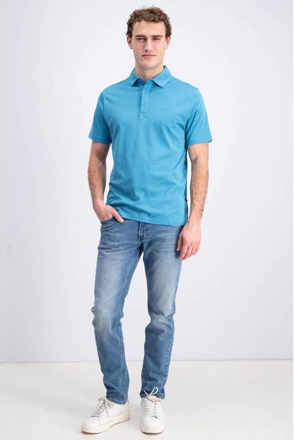 GABBIANO jersey regular polo lichtblauw - Foto 2
