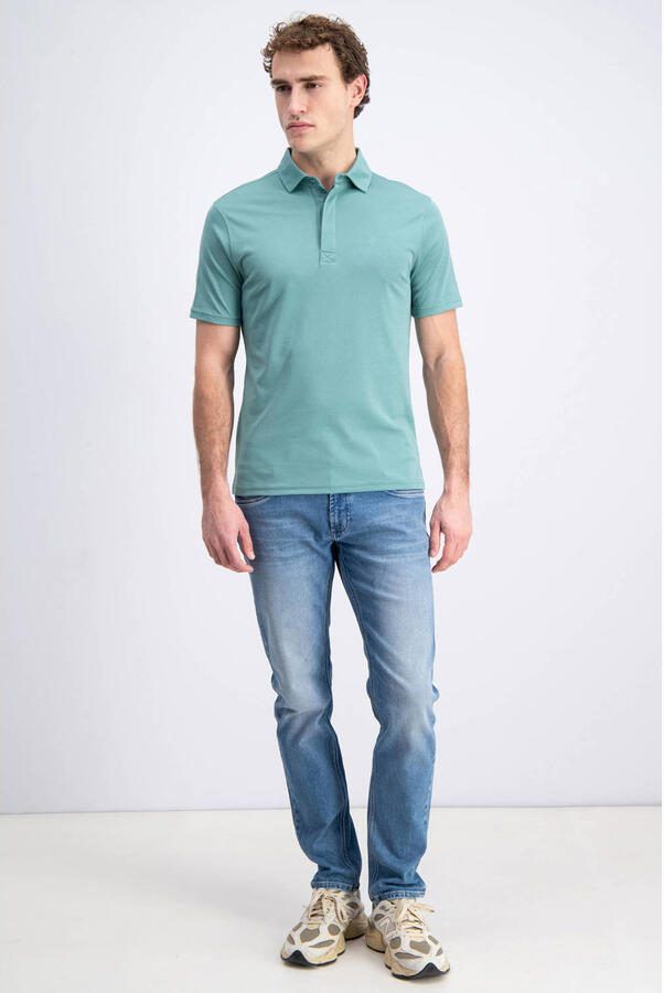 GABBIANO jersey regular polo turquoise - Foto 3