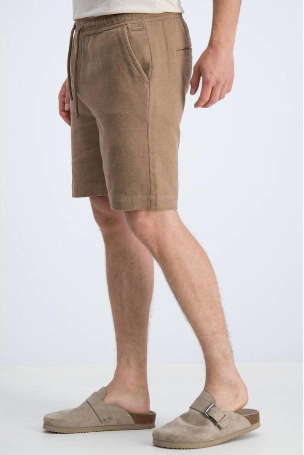 GABBIANO katoenen casual short lichtbruin - Foto 2