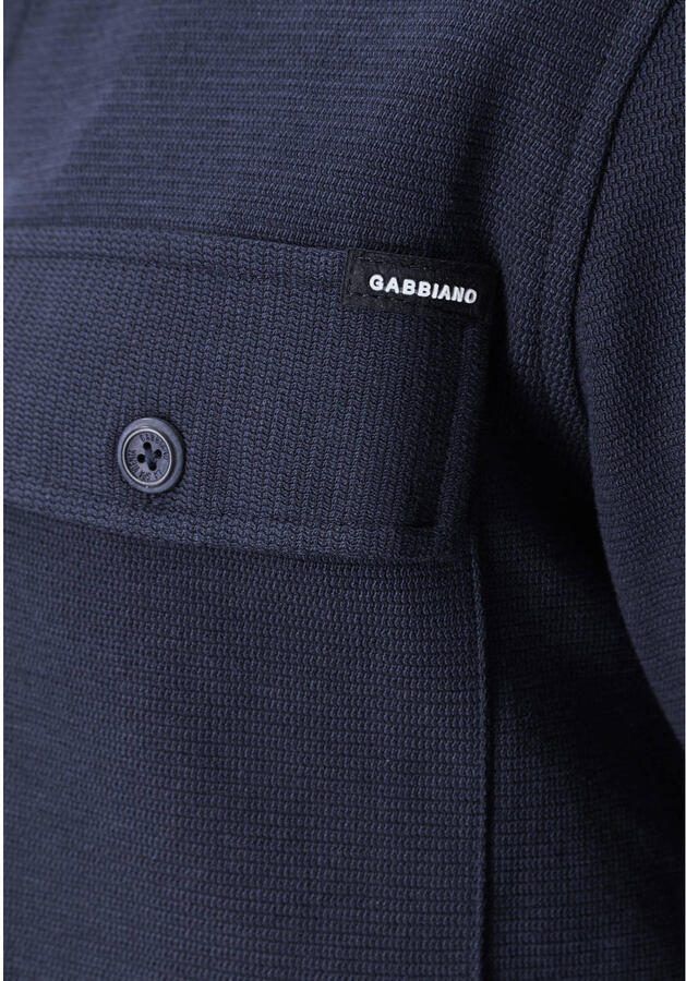 GABBIANO overshirt donkerblauw gebreid - Foto 2