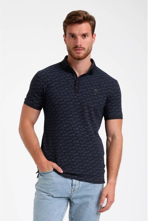 GABBIANO polo donkerblauw - Foto 3