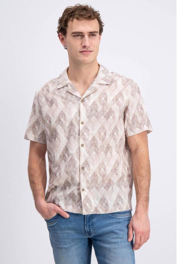 GABBIANO regular casual overhemd beige - Foto 2