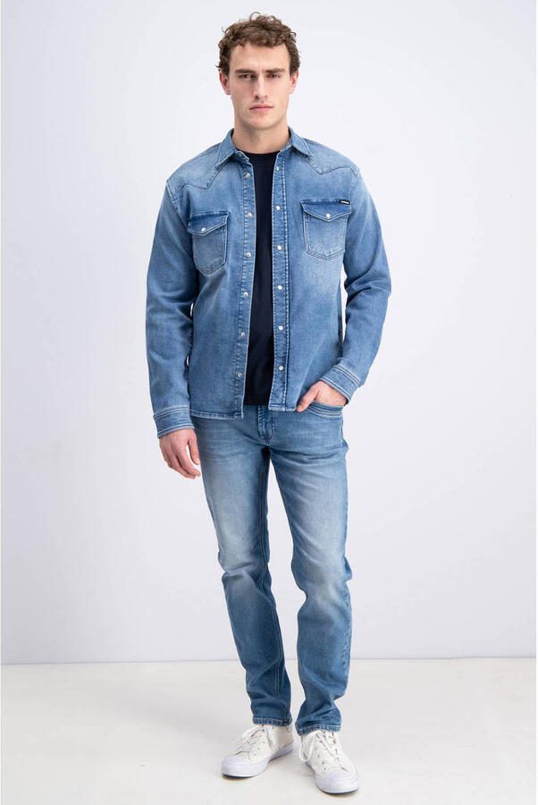 GABBIANO regular casual overhemd blauw - Foto 2