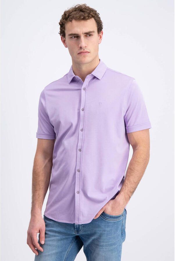GABBIANO regular casual overhemd lila