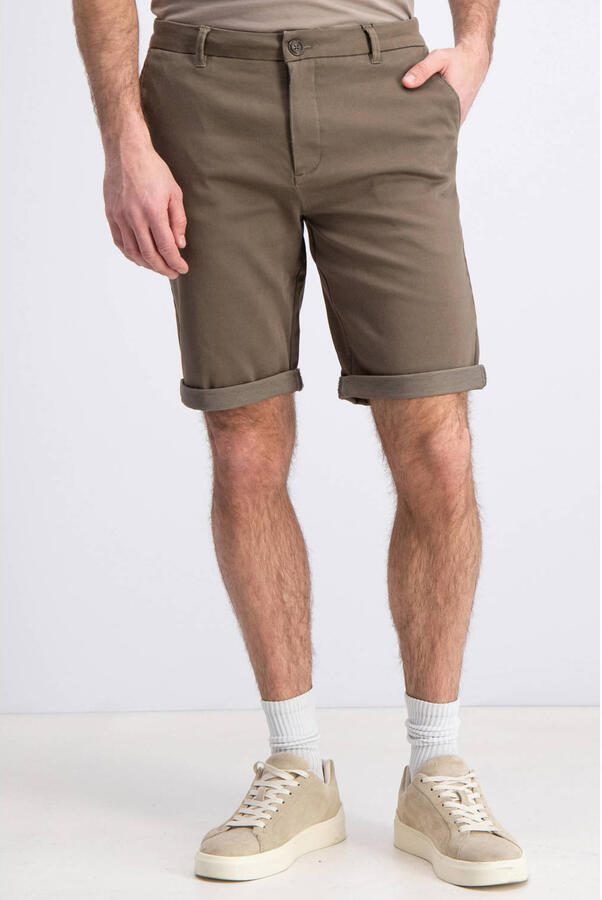 GABBIANO regular chino short bruin