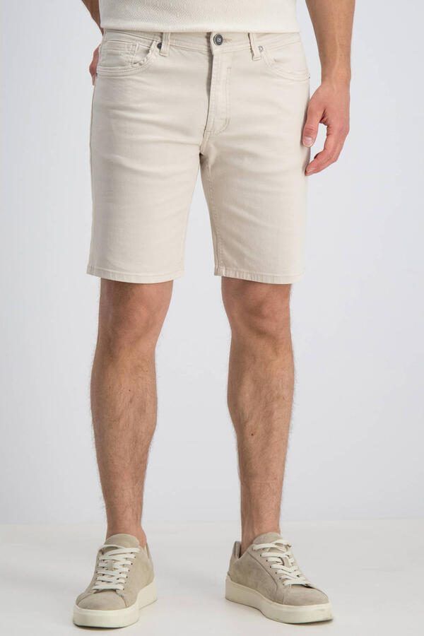 GABBIANO regular fit denim short ecru