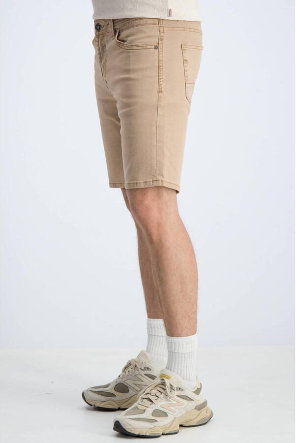 GABBIANO regular fit denim short lichtbruin - Foto 2