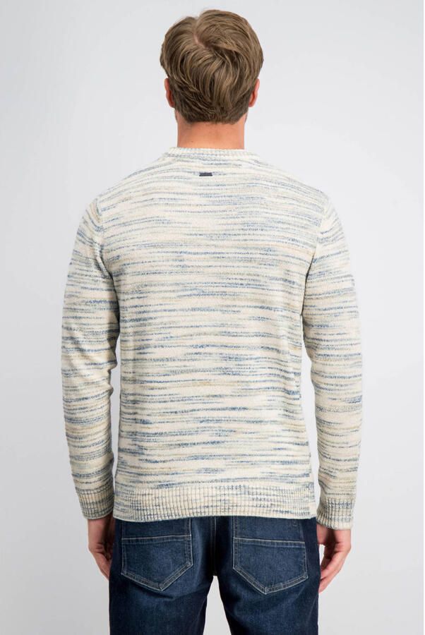GABBIANO regular fit gemêleerde gebreide trui mystic blue - Foto 3